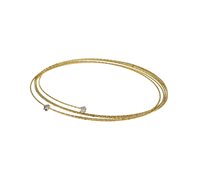 Collana Magic Wire Donna in Oro giallo Diamante 17-C-GD-01 - 17-C-GD-01